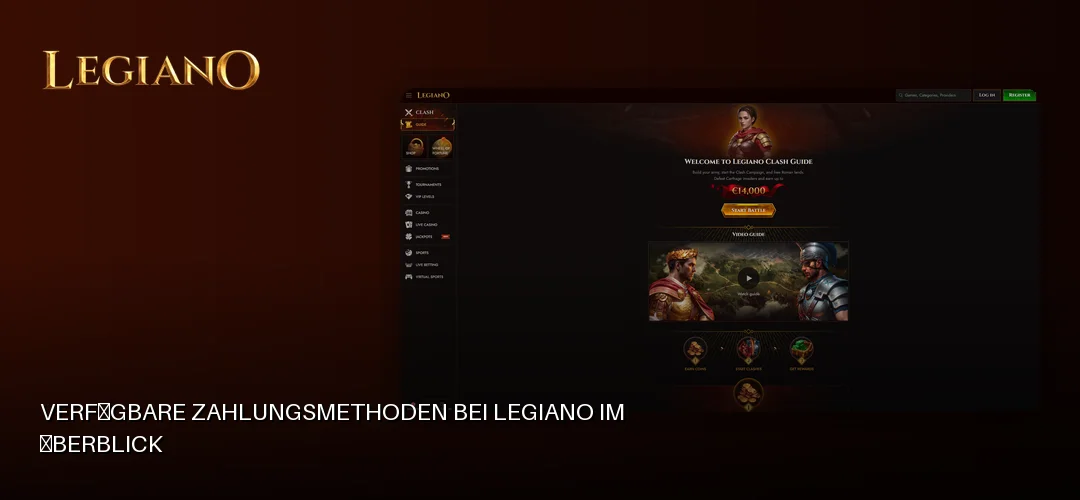 Legiano promotional banner